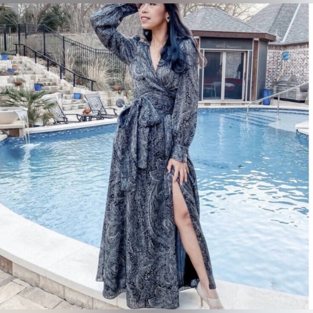 New with tags Zara paisley/printed maxi dress
